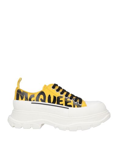 Alexander Mcqueen Sneakers Deck High Aus Weissem Canvas In White
