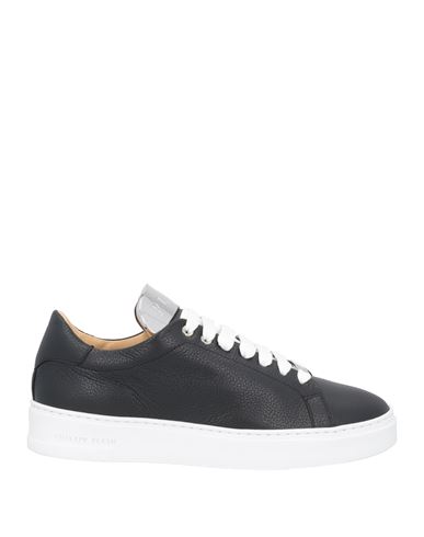 Philipp Plein Man Sneakers Black Size 12 Soft Leather