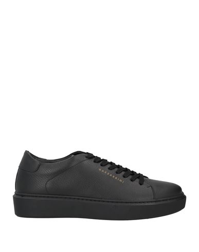 Gazzarrini Man Sneakers Black Size 12 Soft Leather