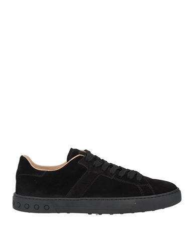 Tod's Man Sneakers Black Size 9 Soft Leather In Black