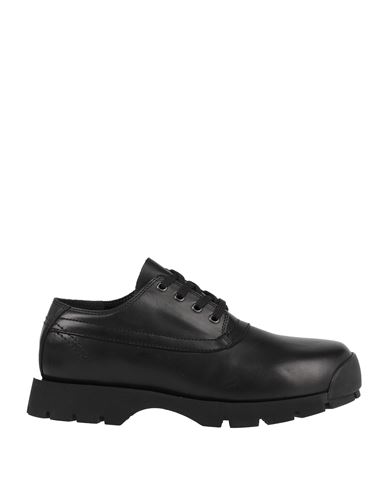 Shop Jil Sander Man Lace-up Shoes Black Size 11 Calfskin