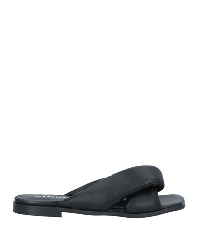 Pinko Woman Sandals Black Size 11 Soft Leather