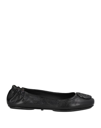 Shop Tory Burch Woman Ballet Flats Black Size 6.5 Soft Leather