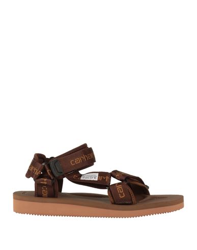 Suicoke Man Sandals Brown Size 9 Textile Fibers