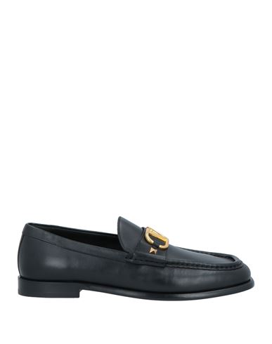 Valentino Garavani Man Loafers Black Size 10 Soft Leather