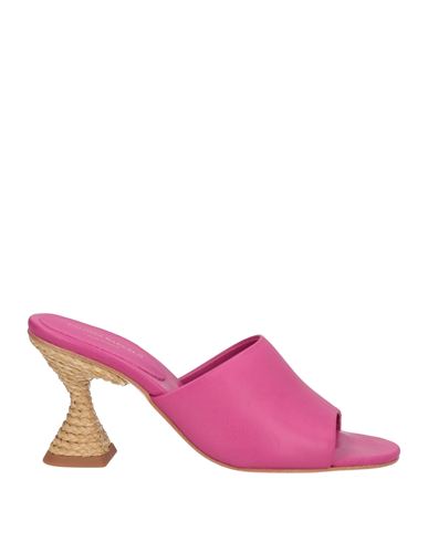Paloma Barceló Woman Sandals Mauve Size 7 Leather In Purple