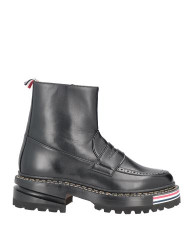 Shop Thom Browne Woman Ankle Boots Black Size 8 Soft Leather