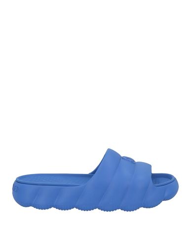 Moncler Woman Sandals Bright Blue Size 10 Rubber