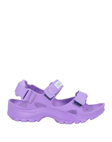 Suicoke Man Sandals Light Purple Size 5.5 Rubber, Textile Fibers