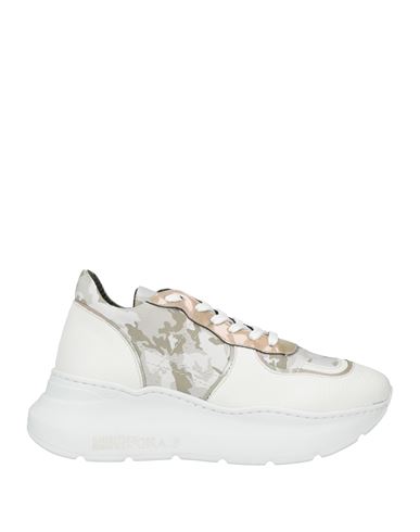 Andìa Fora Woman Sneakers White Size 11 Soft Leather, Textile Fibers