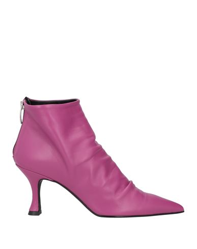Islo Isabella Lorusso Woman Ankle Boots Magenta Size 11 Soft Leather
