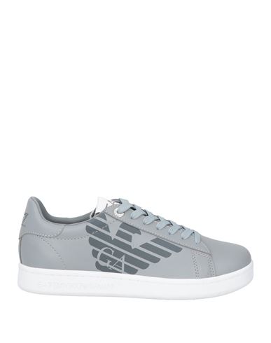 Ea7 Man Sneakers Lead Size 5.5 Textile Fibers In Grey