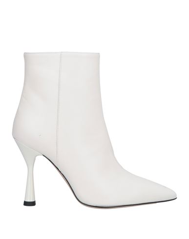 Islo Isabella Lorusso Woman Ankle Boots Ivory Size 11 Soft Leather In White