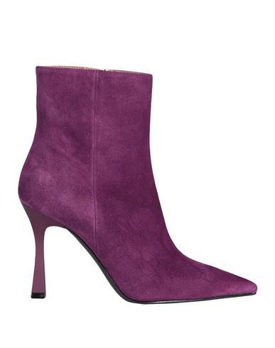 Bianca Di Woman Ankle Boots Deep Purple Size 11 Soft Leather