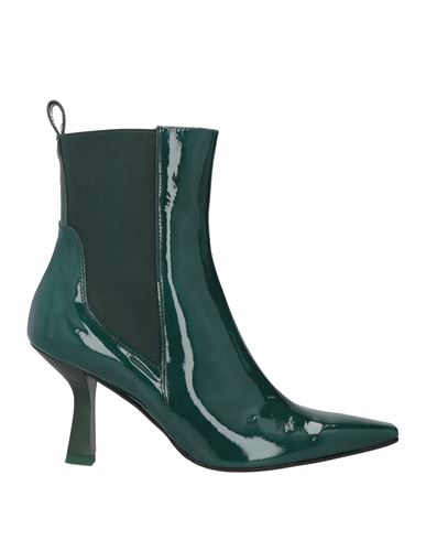 Zinda Woman Ankle Boots Green Size 11 Soft Leather