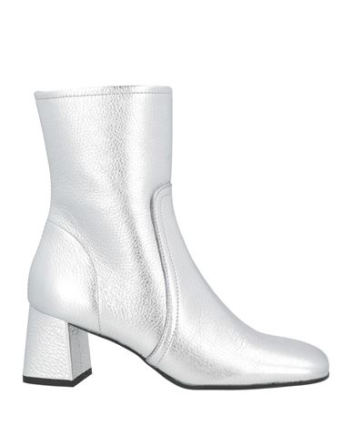 Zinda Woman Ankle Boots Silver Size 11 Soft Leather