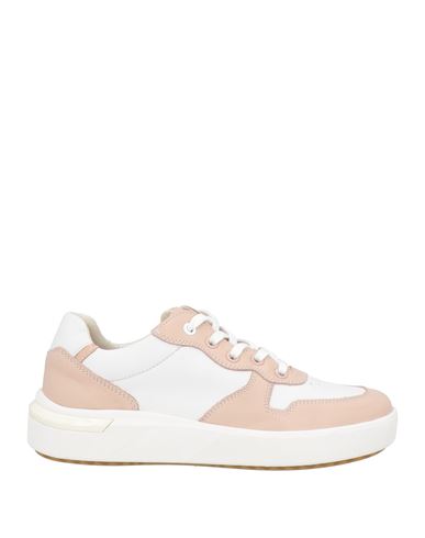 Geox Woman Sneakers Blush Size 11 Soft Leather In Pink