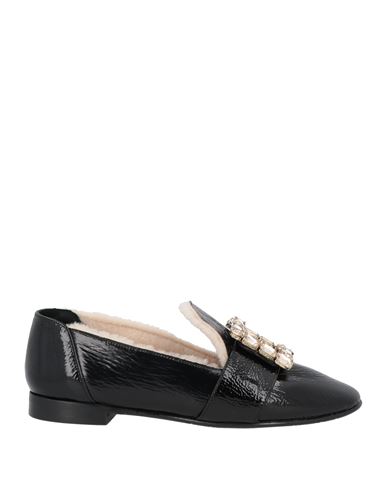 Ras Woman Loafers Black Size 8 Soft Leather