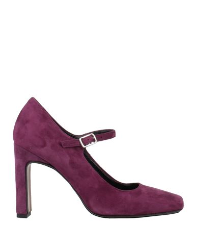 Chocolà Woman Pumps Mauve Size 8 Soft Leather In Purple