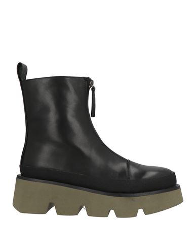 Emanuélle Vee Woman Ankle Boots Black Size 9 Soft Leather In Black
