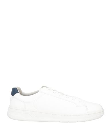 Geox Man Sneakers White Size 8 Textile Fibers