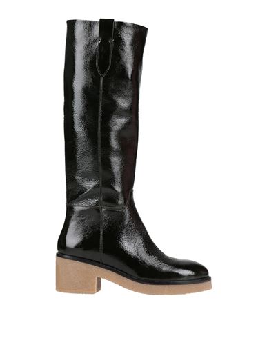 Paola Ferri Woman Knee Boots Black Size 10 Soft Leather