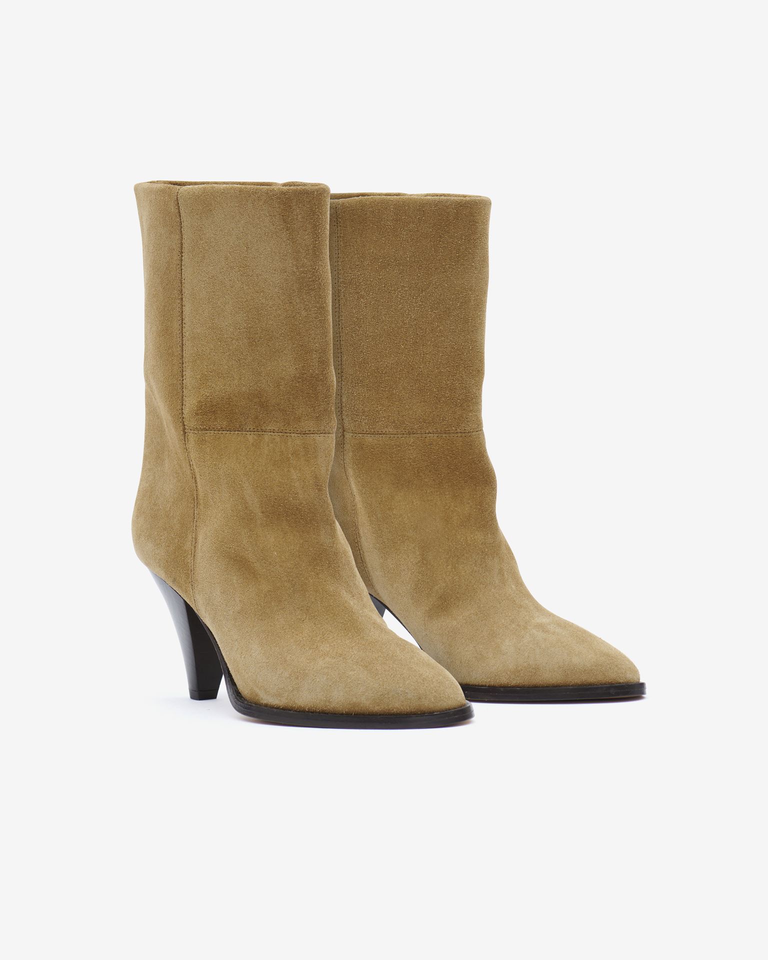 Isabel Marant, Rouxa Suede Leather Low Boots - Women - Brown