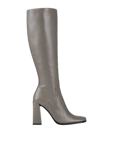 By Far Woman Knee Boots Lead Size 11 Soft Leather In Grey