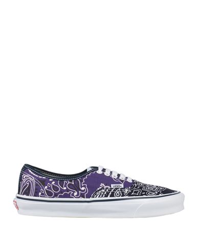 Vans Vault Woman Sneakers Purple Size 5.5 Textile Fibers, Soft Leather