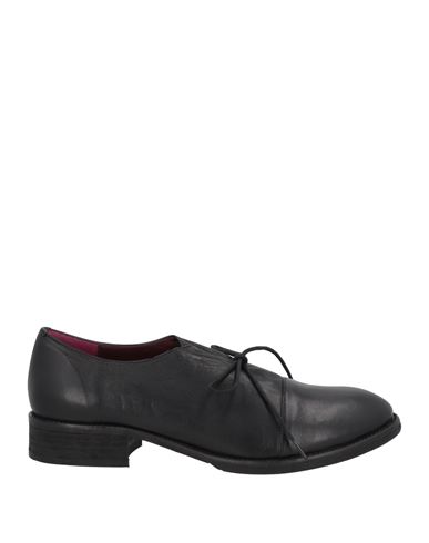 Nila & Nila Woman Lace-up Shoes Black Size 7 Soft Leather