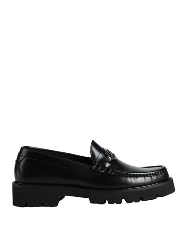 Karl Lagerfeld Man Loafers Black Size 12 Soft Leather