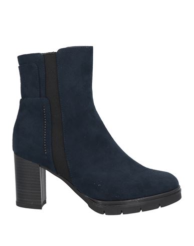 Cinzia Soft Woman Ankle Boots Navy Blue Size 10 Textile Fibers
