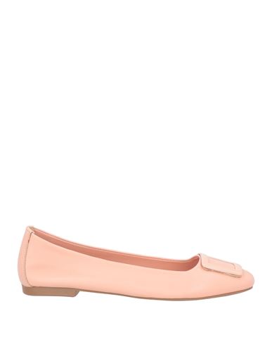 Josephine Woman Ballet Flats Pink Size 7 Soft Leather In Pink