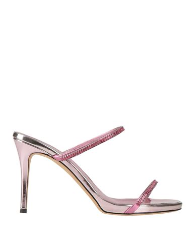Shop Giuseppe Zanotti Woman Sandals Pink Size 6 Leather