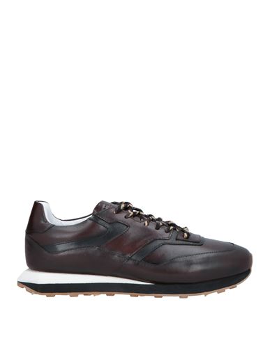 Cerruti 1881 Man Sneakers Dark Brown Size 11 Calfskin