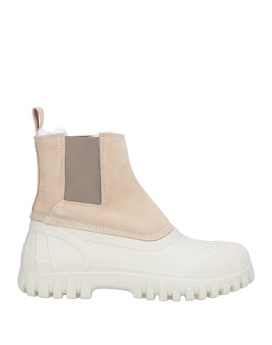 Shop Diemme Woman Ankle Boots Beige Size 7 Soft Leather, Shearling