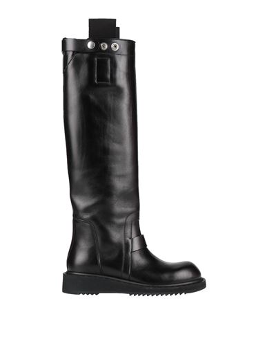 Rick Owens Woman Boot Black Size 7 Soft Leather In Black