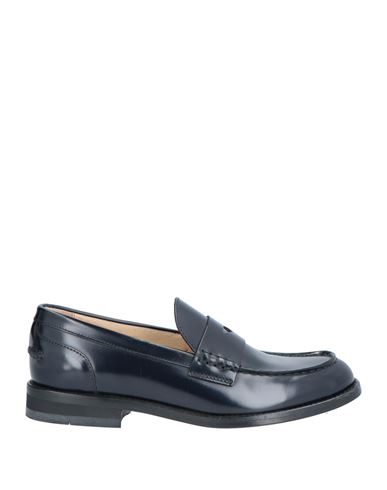 Doucal's Woman Loafers Navy Blue Size 7 Soft Leather