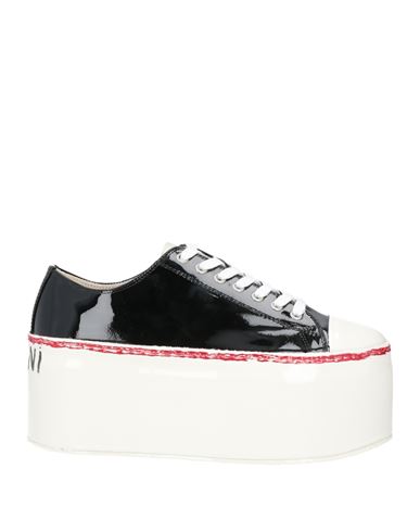 Marni Woman Sneakers Black Size 8 Soft Leather