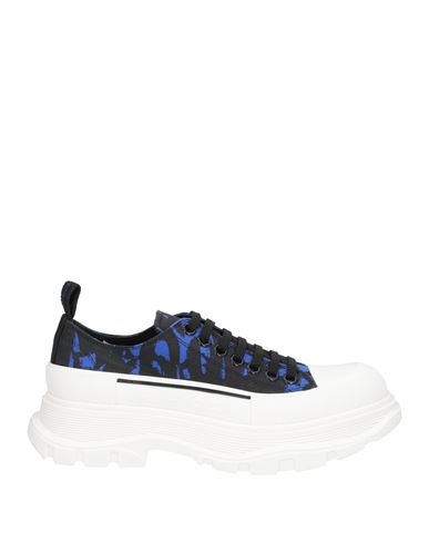 Alexander Mcqueen Woman Sneakers Blue Size 8.5 Textile Fibers