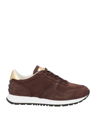 Tod's Woman Sneakers Cocoa Size 7.5 Soft Leather In Brown