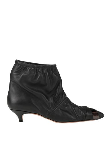 Alchimia Napoli Woman Ankle Boots Black Size 6 Soft Leather