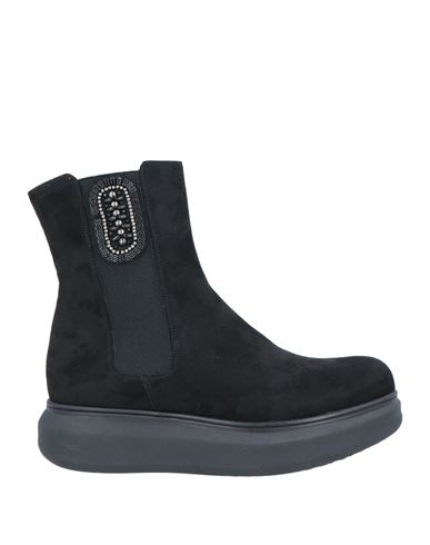 Cinzia Soft Woman Ankle Boots Black Size 8 Textile Fibers