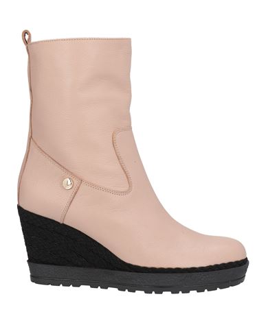A.testoni A. Testoni Woman Ankle Boots Blush Size 7.5 Soft Leather In Pink