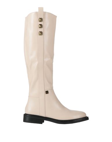 Manufacture D'essai Woman Boot Cream Size 8 Calfskin In Neutral