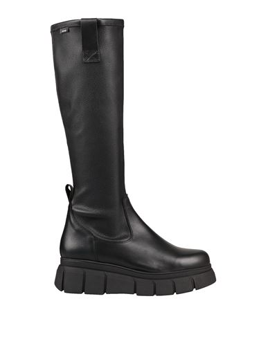 Mtng Woman Boot Black Size 6 Soft Leather, Textile Fibers
