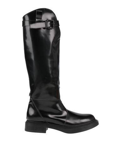 JANET & JANET JANET & JANET WOMAN BOOT BLACK SIZE 8 SOFT LEATHER