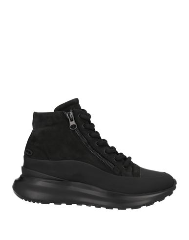 Giovanni Conti Man Ankle Boots Black Size 9 Soft Leather, Textile Fibers