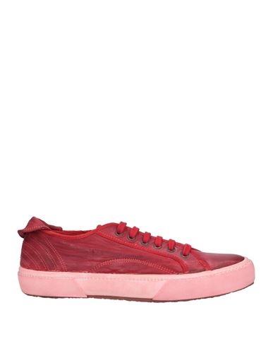 Shop Pantofola D'oro Man Sneakers Red Size 6 Soft Leather