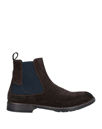 Cafènoir Man Ankle Boots Dark Brown Size 7 Soft Leather In Brown